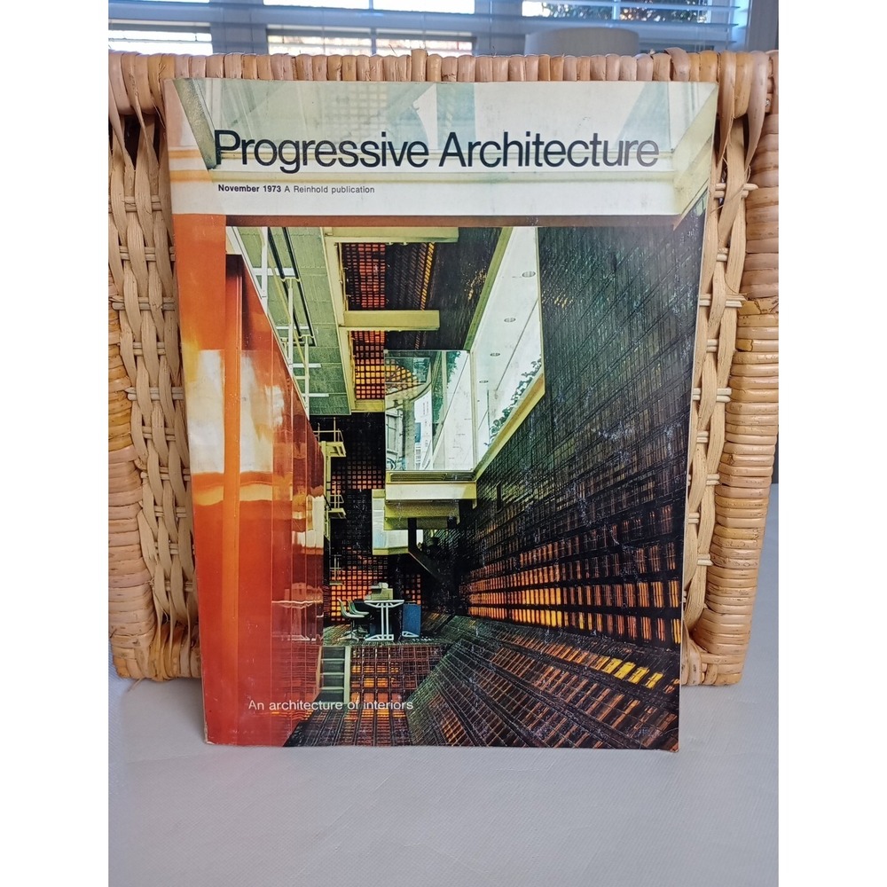 Progressive Architecture Magazine Nov‎ 1973 'Madonna Inn'  'Machine Aesthetic'